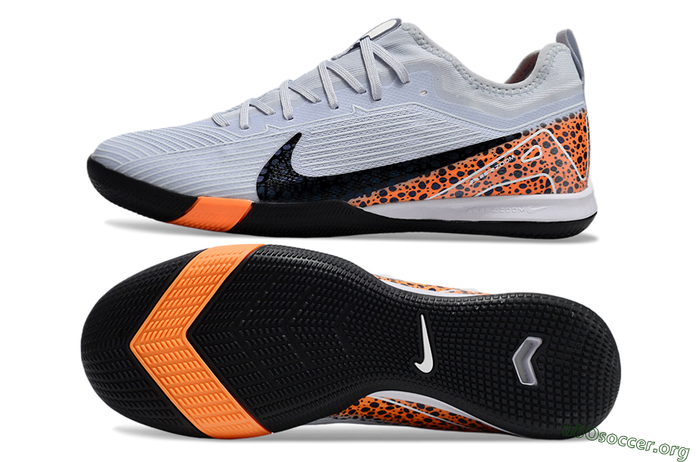 Nike Air Zoom Mercurial Vapor 16 Pro IC Football Shoes - Grey/Black/Leopard 1
