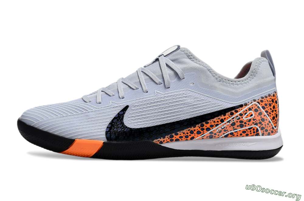 Nike Air Zoom Mercurial Vapor 16 Pro IC Football Shoes - Grey/Black/Leopard 3