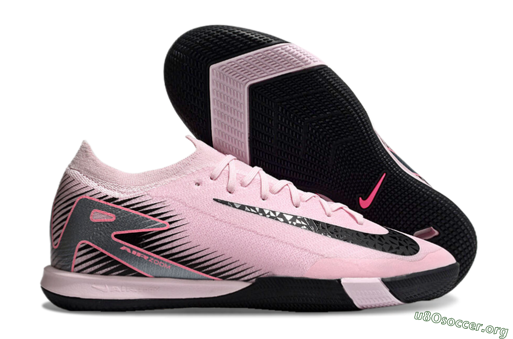 Nike Air Zoom Mercurial Vapor 16 Elite IC Football Shoes - Pink/Black/Silver 2