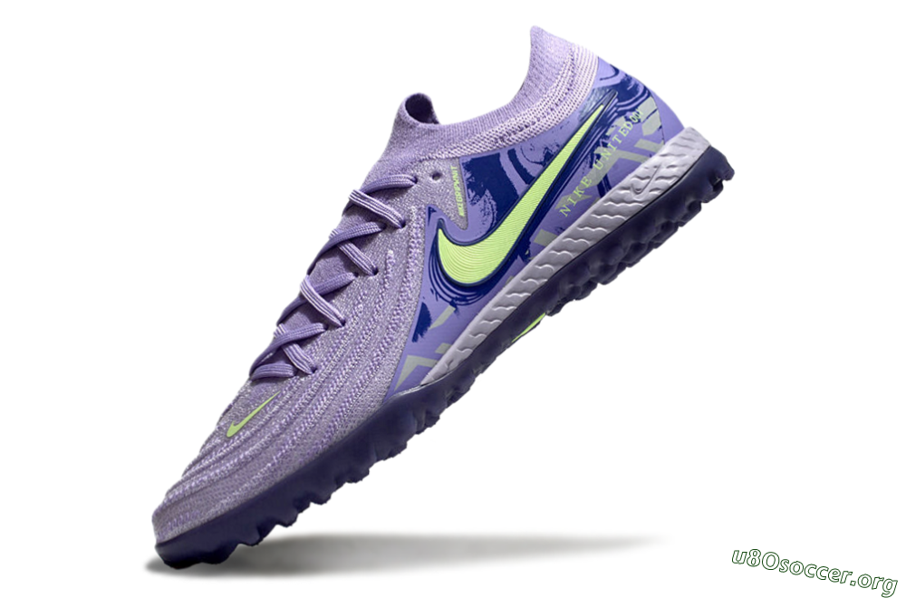 Nike Phantom GX 2 Elite TF Football Shoes - Purple/Yellow/White 5
