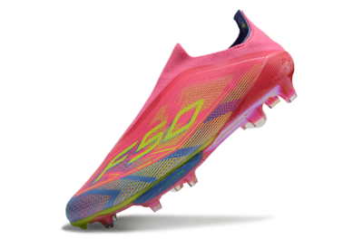didas F50+ Elite Lightstrike Pro Laceless FG Football Boots - Red/Yellow/Blue