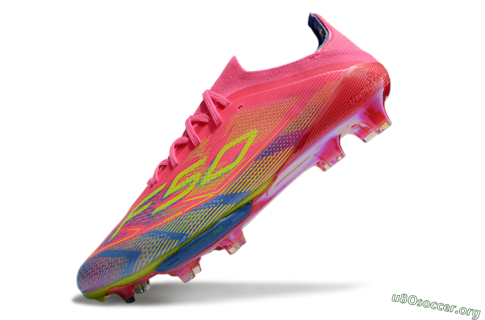 Adidas F50 Lightstrike Pro Elite FG Football Boots - Red/Yellow/Blue 5