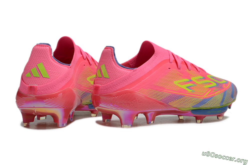 Adidas F50 Lightstrike Pro Elite FG Football Boots - Red/Yellow/Blue 6