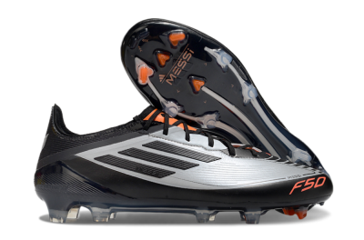 Adidas F50 Elite Messi FG Football Boots - Silver/Black/Orange
