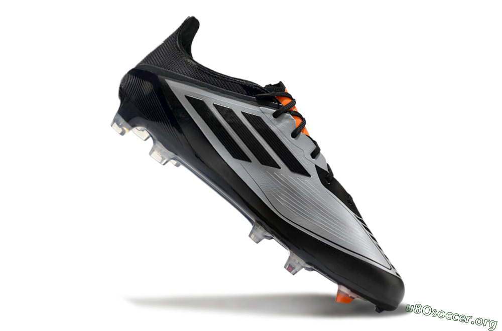 Adidas F50 Elite Messi FG Football Boots - Silver/Black/Orange 4