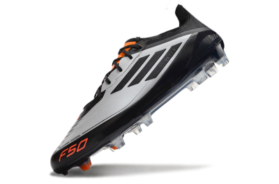 Adidas F50 Elite Messi FG Football Boots - Silver/Black/Orange