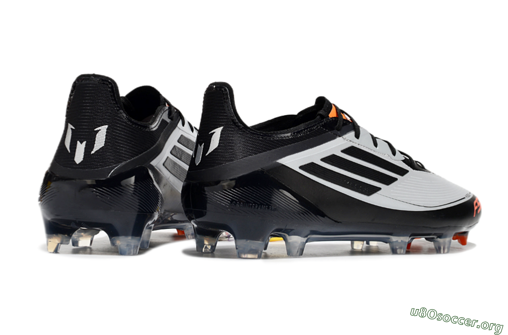 Adidas F50 Elite Messi FG Football Boots - Silver/Black/Orange 6