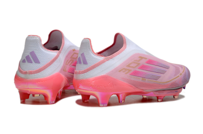 Adidas F50+ Lightstrike Elite Laceless 304 FG Football Boots - Pink/Purple/Gold