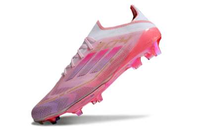 Adidas F50+ Lightstrike 304+ Elite FG Football Boots - Pink/Gold/White