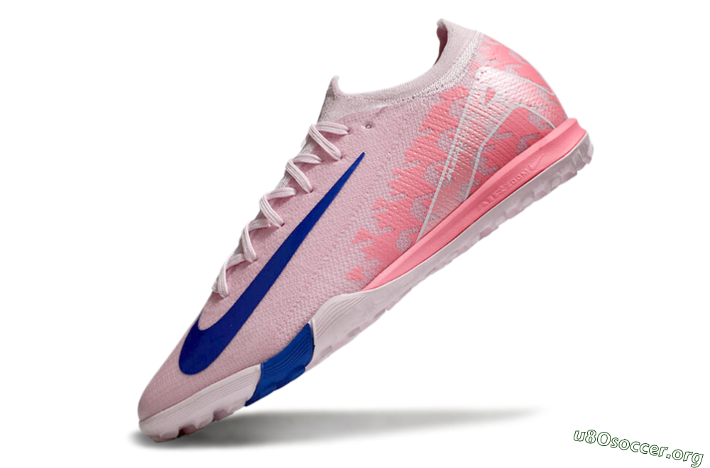 Nike Air Zoom Mercurial Vapor 16 Elite TF Football Shoes - Pink/Blue/White 5