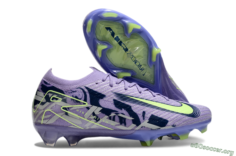 Nike Air Zoom Mercurial Vapor 16 Elite FG Football Boots - Purple/Yellow/White 2