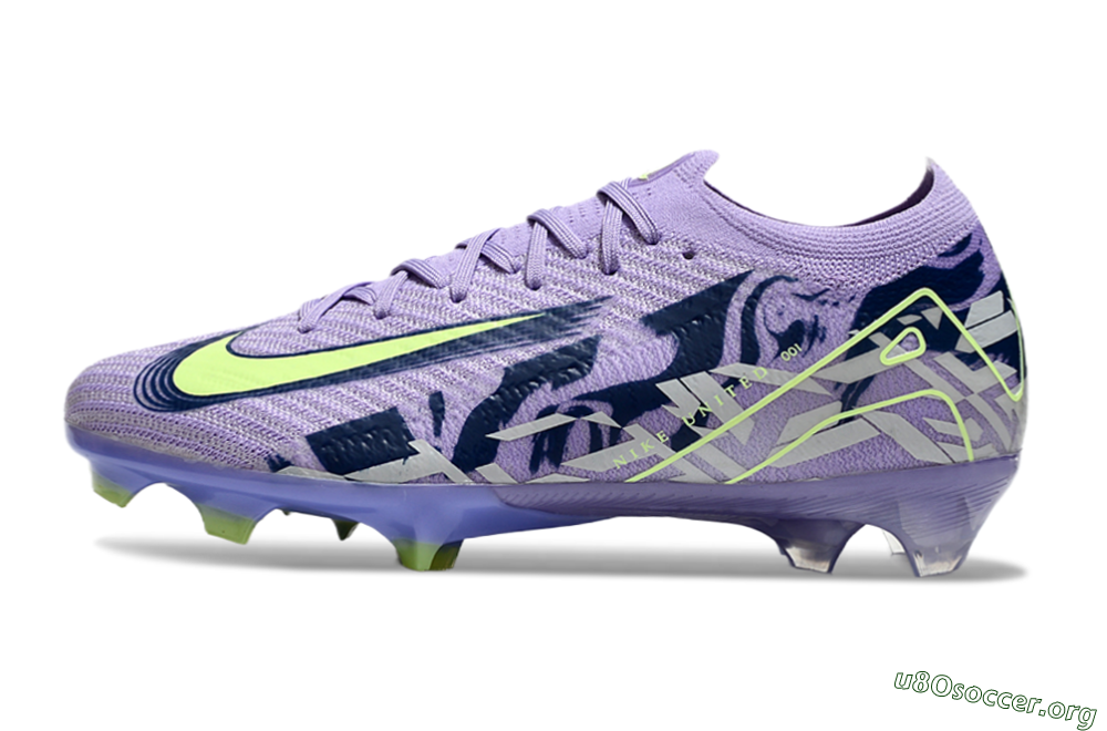 Nike Air Zoom Mercurial Vapor 16 Elite FG Football Boots - Purple/Yellow/White 3