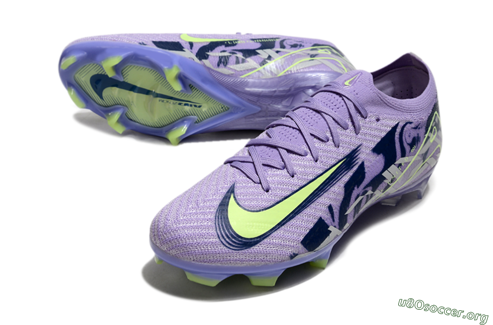 Nike Air Zoom Mercurial Vapor 16 Elite FG Football Boots - Purple/Yellow/White 0