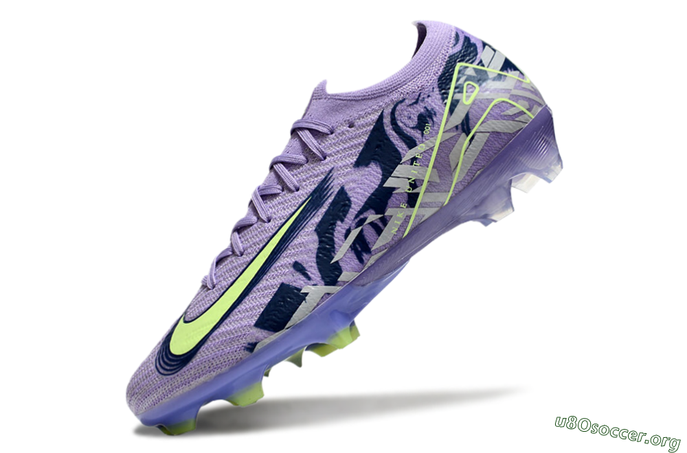 Nike Air Zoom Mercurial Vapor 16 Elite FG Football Boots - Purple/Yellow/White 5