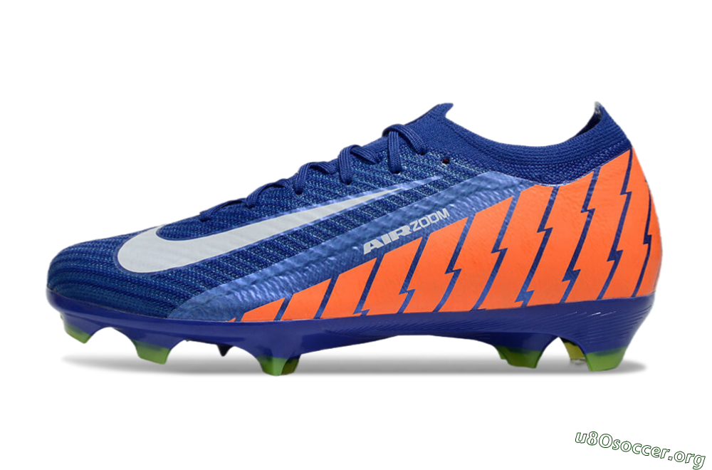 Nike Air Zoom Mercurial Vapor 16 Elite FG Football Boots - Blue/White/Orange 3