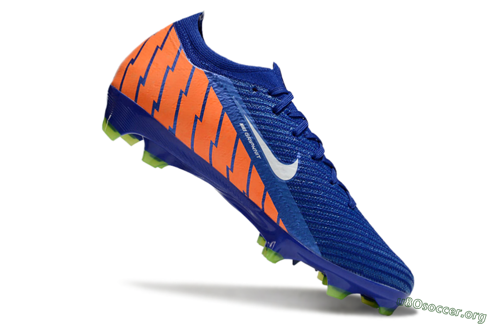 Nike Air Zoom Mercurial Vapor 16 Elite FG Football Boots - Blue/White/Orange 4