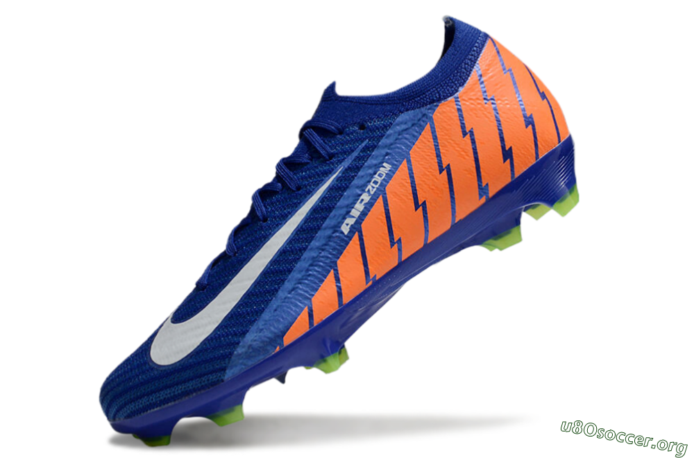 Nike Air Zoom Mercurial Vapor 16 Elite FG Football Boots - Blue/White/Orange 5