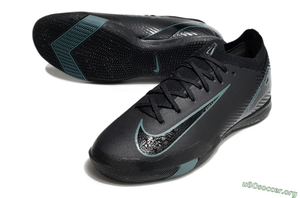 Nike Air Zoom Mercurial Vapor 16 Elite IC Football Shoes - Black/Blue/White 0