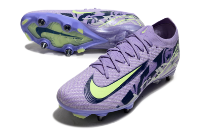 Nike Air Zoom Mercurial Vapor 16 Elite SG Football Boots - Purple/Yellow/White