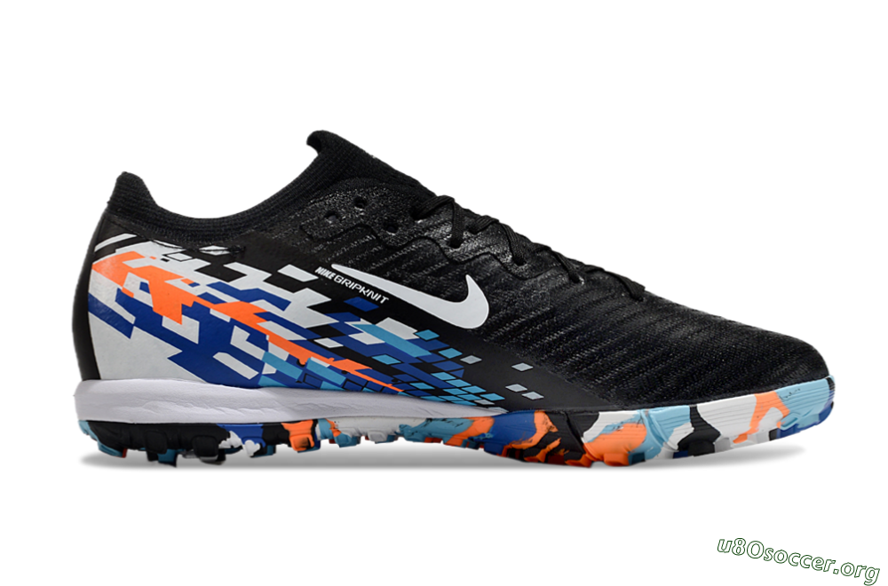 Nike Air Zoom Mercurial Vapor 16 Elite TF Football Shoes - Black/Blue/Orange 7