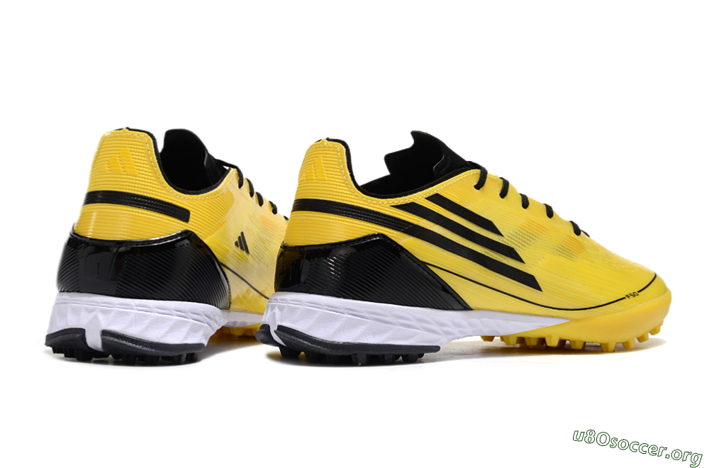 Adidas F50 Pro TF Football Shoes - Yellow/Black/White 6