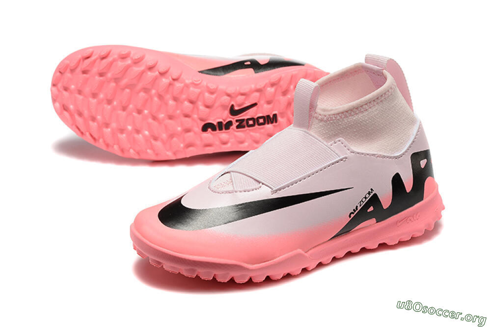 Nike Air Zoom Mercurial Superfly 9 Elite TF Football Shoes - Pink/Black 0