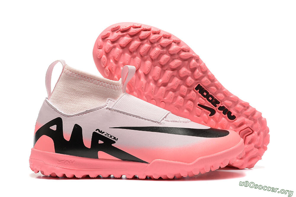 Nike Air Zoom Mercurial Superfly 9 Elite TF Football Shoes - Pink/Black 2