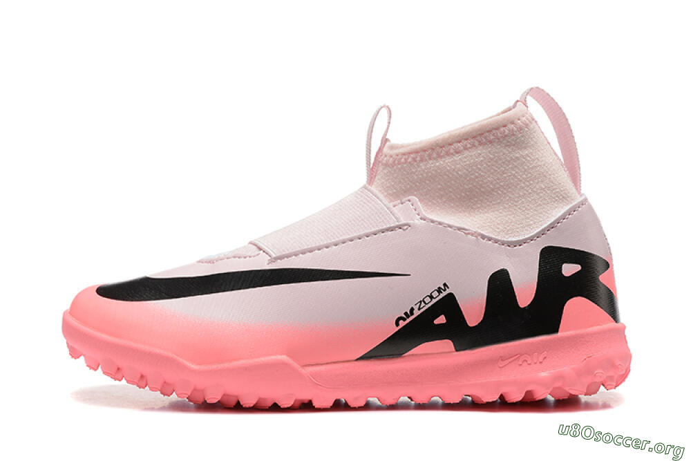Nike Air Zoom Mercurial Superfly 9 Elite TF Football Shoes - Pink/Black 3