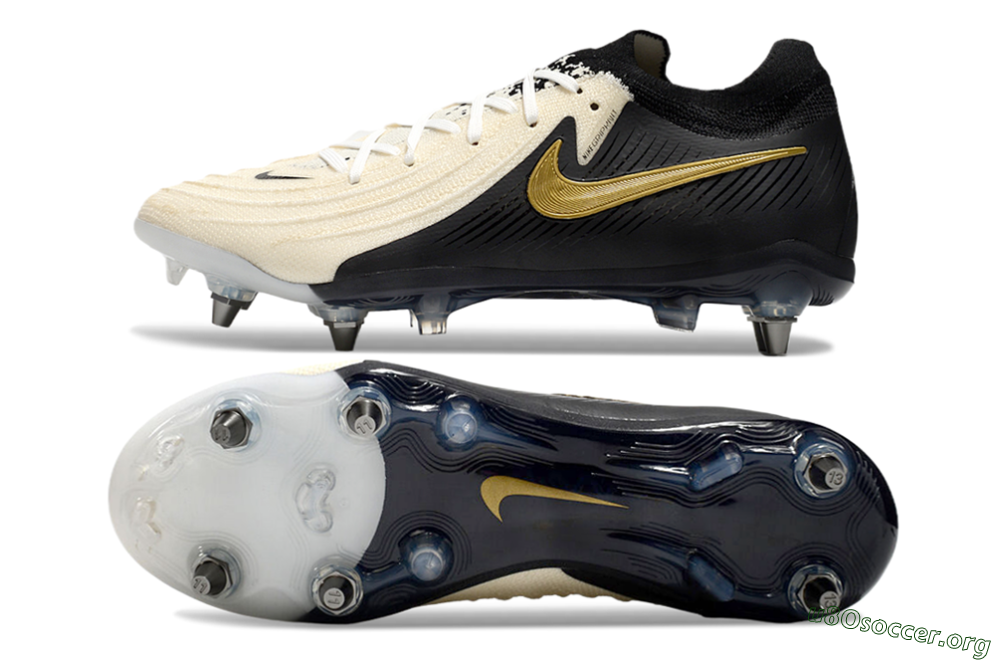 Nike Phantom Luna Elite SG Football Boots - Beige/Black/Gold 1