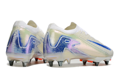 Nike Air Zoom Mercurial Vapor 16 Elite SG Football Boots - Beige/Blue/White