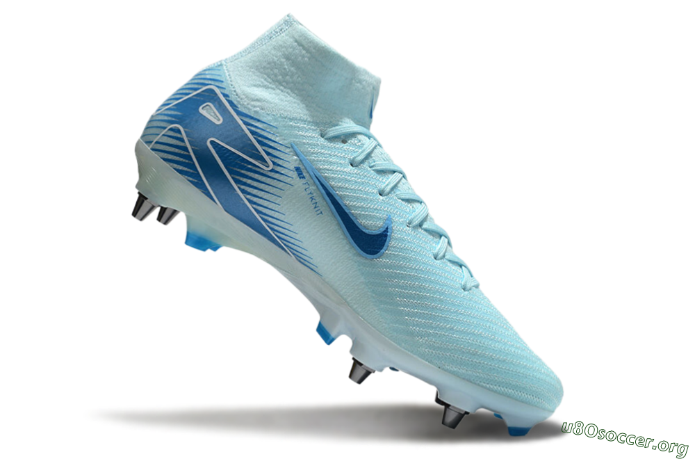 Nike Air Zoom Mercurial Superfly 10 Elite SG Football Boots - Jade/Blue/White 4