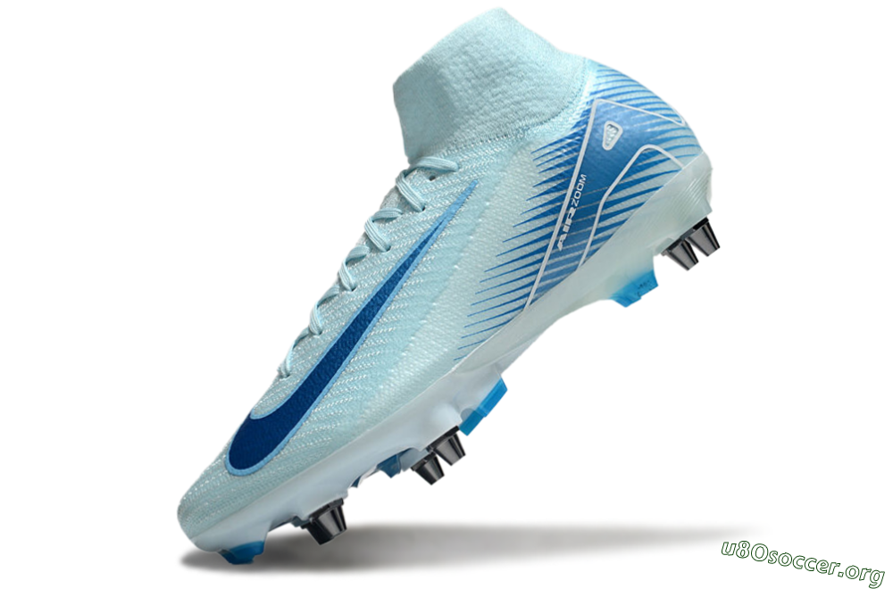Nike Air Zoom Mercurial Superfly 10 Elite SG Football Boots - Jade/Blue/White 5