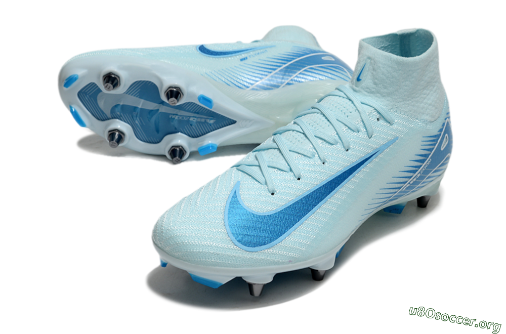 Nike Air Zoom Mercurial Superfly 10 Elite SG Football Boots - Jade/Blue/White 0