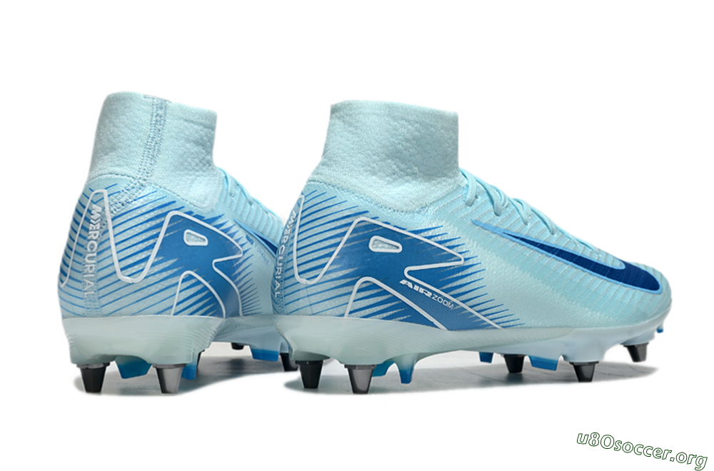Nike Air Zoom Mercurial Superfly 10 Elite SG Football Boots - Jade/Blue/White 6