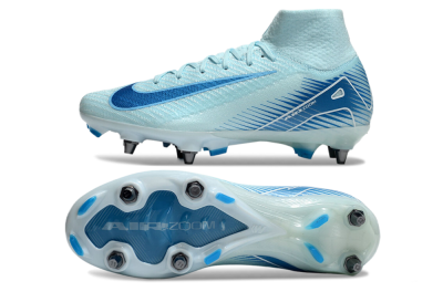 Nike Air Zoom Mercurial Superfly 10 Elite SG Football Boots - Jade/Blue/White