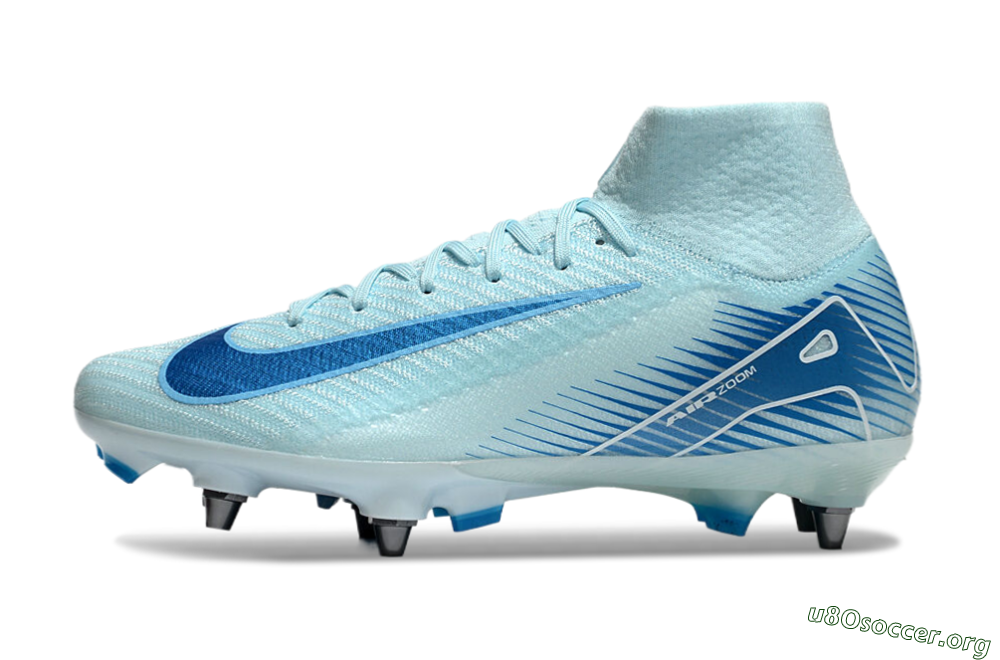 Nike Air Zoom Mercurial Superfly 10 Elite SG Football Boots - Jade/Blue/White 3