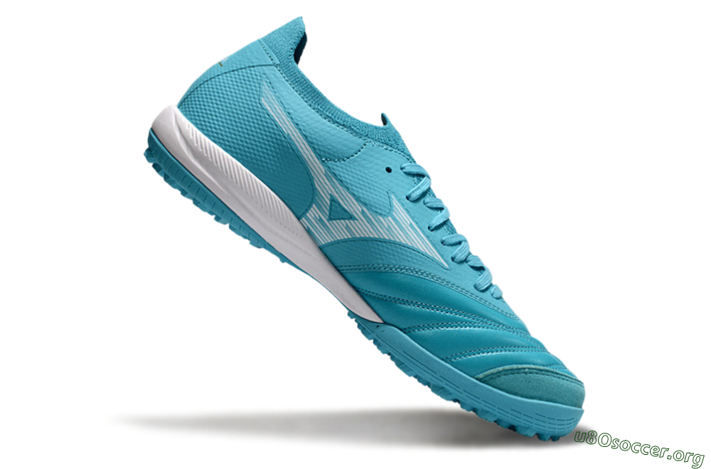 Mizuno Morelia Neo Sala M8 TF Football Shoes - Jade/White 4