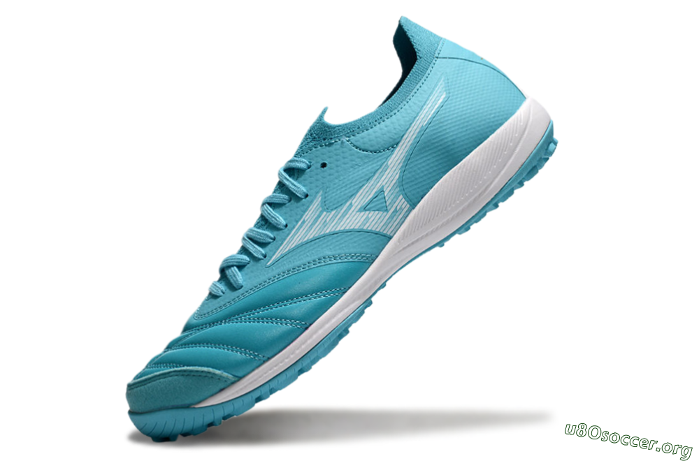 Mizuno Morelia Neo Sala M8 TF Football Shoes - Jade/White 5