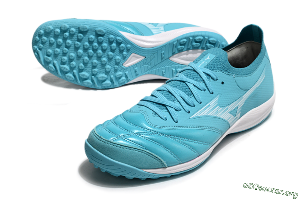 Mizuno Morelia Neo Sala M8 TF Football Shoes - Jade/White 0