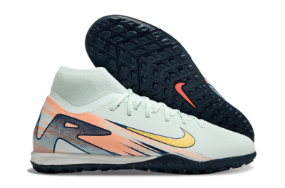 Nike Air Zoom Mercurial Superfly 10 Academy TF Football Shoes - Jade/Gold/Pink