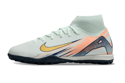 Nike Air Zoom Mercurial Superfly 10 Academy TF Football Shoes - Jade/Gold/Pink