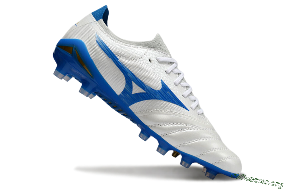 Mizuno Morelia Neo 4 FG Football Boots - White/Blue 4