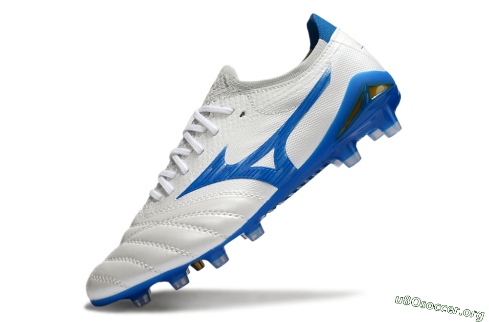 Mizuno Morelia Neo 4 FG Football Boots - White/Blue 5