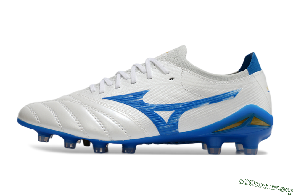 Mizuno Morelia Neo 4 FG Football Boots - White/Blue 3