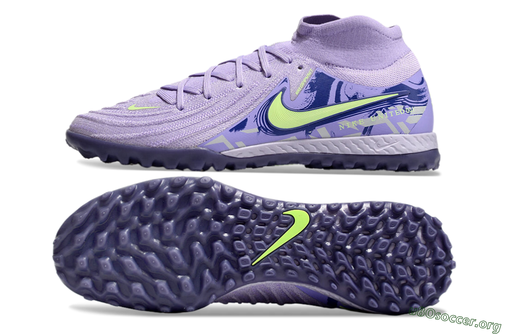 Nike Phantom Luna Elite TF Football Shoes - Purple/Yellow/White 1