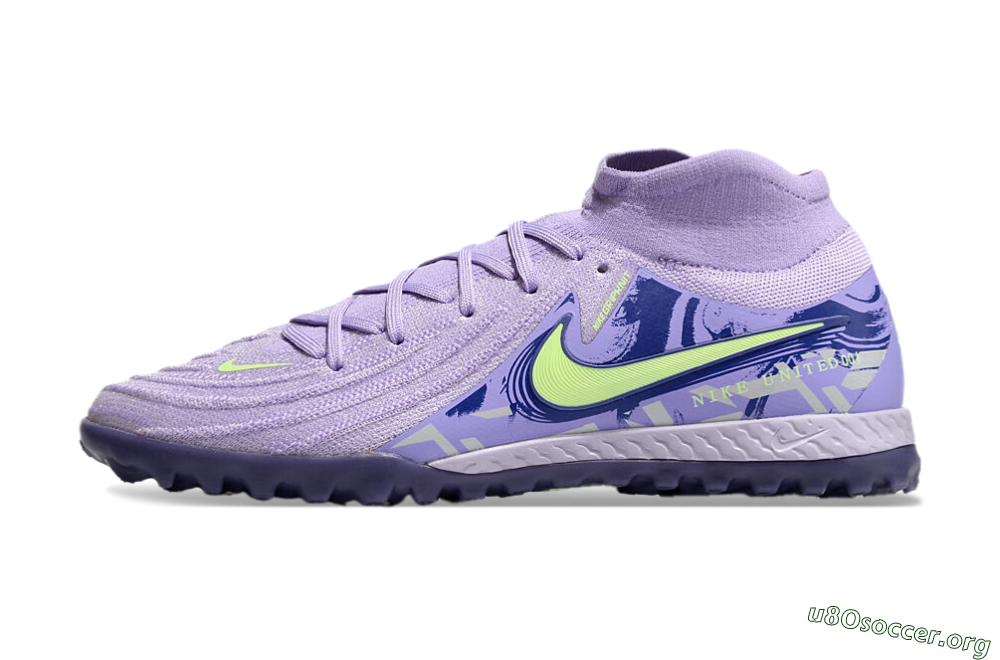 Nike Phantom Luna Elite TF Football Shoes - Purple/Yellow/White 3