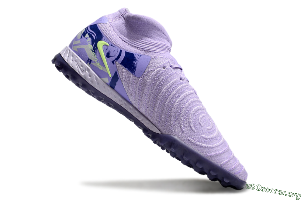 Nike Phantom Luna Elite TF Football Shoes - Purple/Yellow/White 4