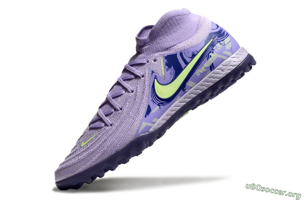 Nike Phantom Luna Elite TF Football Shoes - Purple/Yellow/White 5