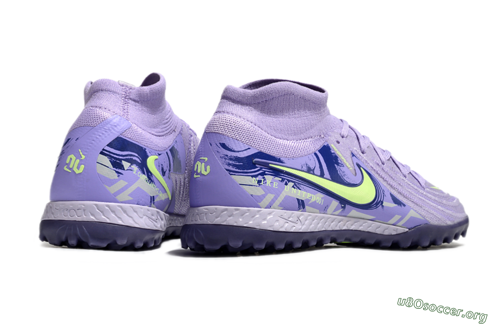 Nike Phantom Luna Elite TF Football Shoes - Purple/Yellow/White 6