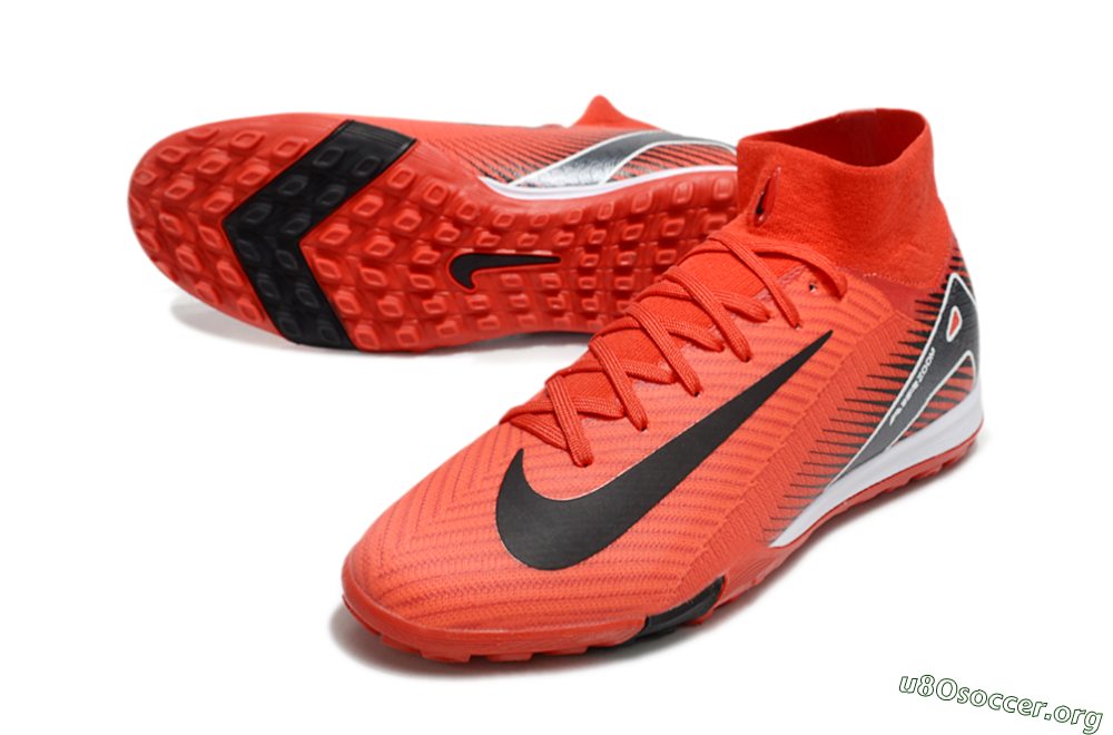 Nike Air Zoom Mercurial Superfly 10 Elite TF Football Shoes - Red/Black/White 0